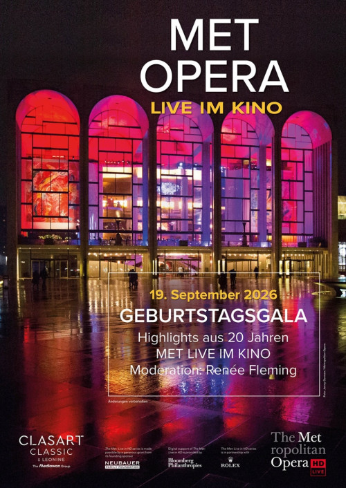 Met Opera 2026/27: GEBURTSTAGSGALA - 20 Jahre Met live im Kino