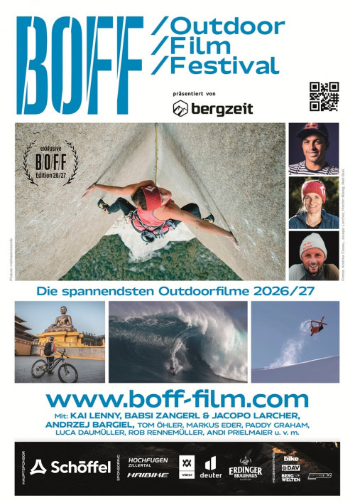 BOFF - Bayerisches Outdoor Filmfestival 2026/2027 am 7.10.26 um 20 Uhr
