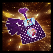 Produktbild zu: Frozen SET Mütze + Handschuhe lila 54